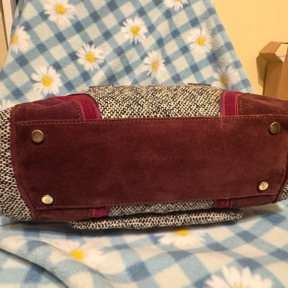 Coach SoHo Tweed Satchel Handbag - Picture 8 of 10